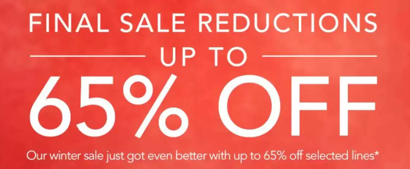 Cosyfeet catalogue | Final Sale Reductions Up To 65% Off | 2026-01-22T00:00:00.000Z - 2026-02-05T00:00:00.000Z