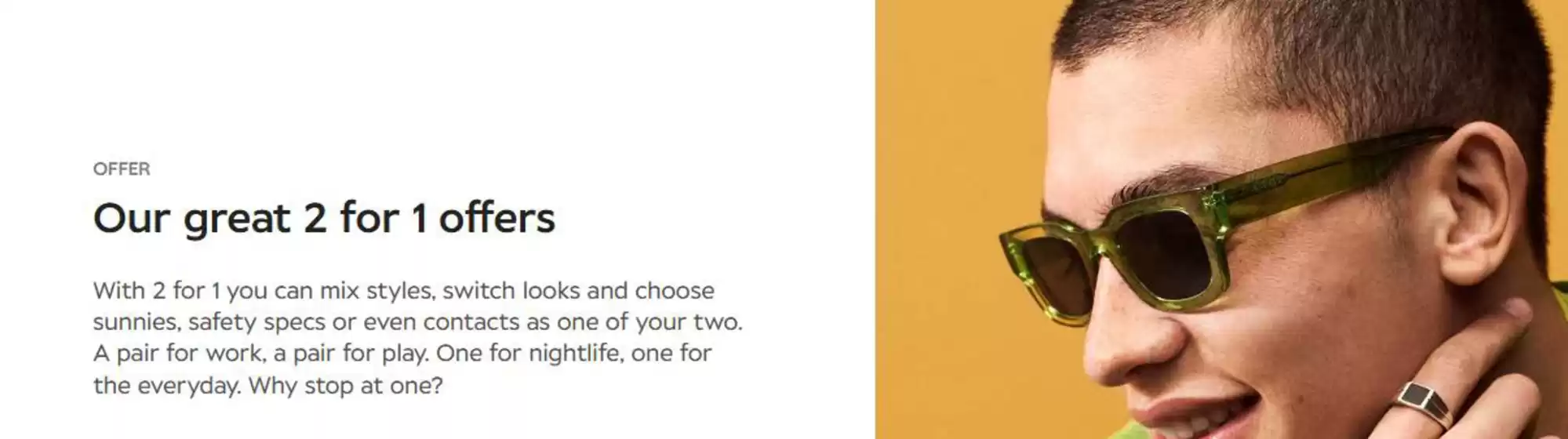 Specsavers catalogue in Leeds | Our Great 2 For 1 Offers | 2026-01-23T00:00:00.000Z - 2026-12-31T00:00:00.000Z