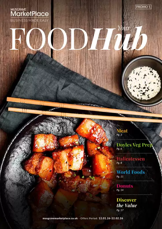 Musgrave MarketPlace catalogue in Thornton-Cleveleys | VIEW BROCHURE | 2026-01-26T00:00:00.000Z - 2026-02-22T00:00:00.000Z