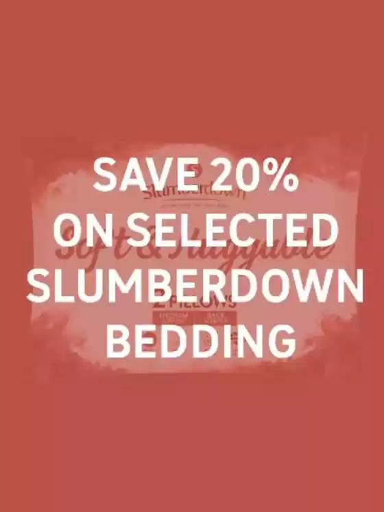 Habitat catalogue in Galashiels | Save 20% On Selected Slumberdown Bedding | 2026-01-29T00:00:00.000Z - 2026-02-21T00:00:00.000Z