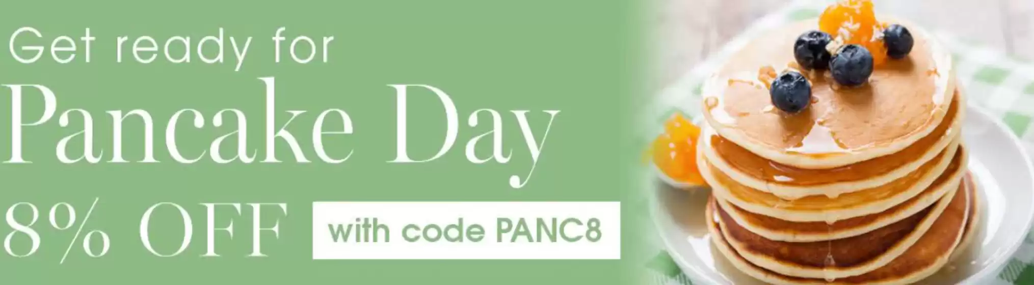 TJ Hughes catalogue | Get Ready For Pancake Day 8% Off | 2026-01-29T00:00:00.000Z - 2026-02-18T00:00:00.000Z