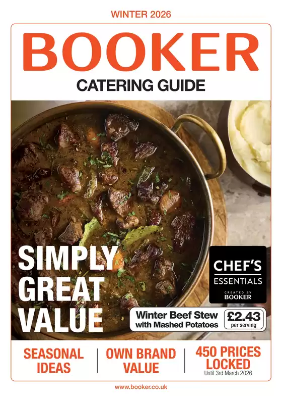 Booker Wholesale catalogue in Shildon | SIMPLY GREAT VALUE  | 2026-02-03T00:00:00.000Z - 2026-12-31T00:00:00.000Z