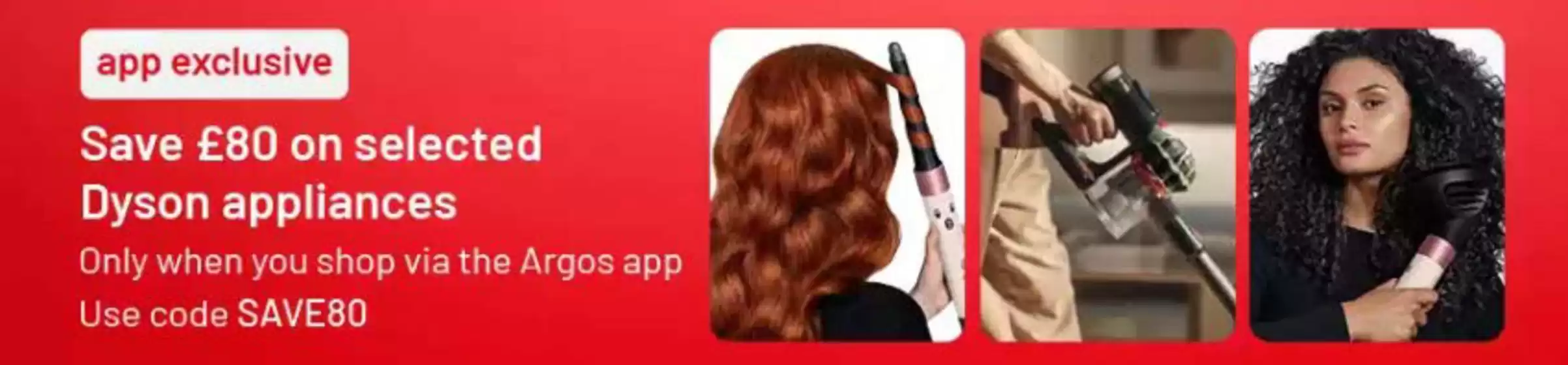 Argos catalogue in Great Horkesley | Save £80 On Selected Dyson Appliances | 2026-02-03T00:00:00.000Z - 2026-02-14T00:00:00.000Z