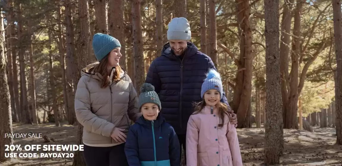 Trespass catalogue in Glasgow | 20% Off Sitewide `  | 2026-02-04T00:00:00.000Z - 2026-02-19T00:00:00.000Z