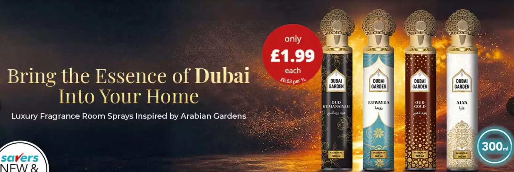 Savers catalogue in Redcar | Bring The Essence Of Dubai Into Your Home | 2026-02-04T00:00:00.000Z - 2026-02-24T00:00:00.000Z