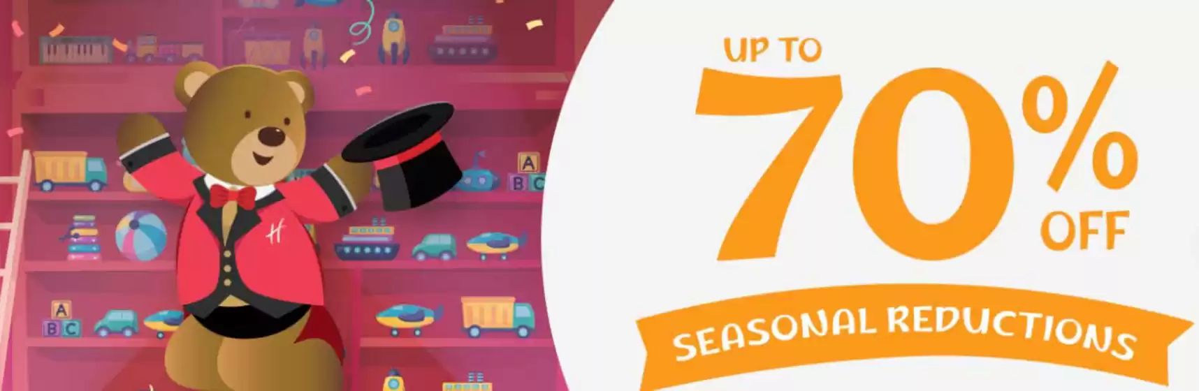 Hamleys catalogue in Worthing | Up To 70% Off Seasonal Reductions | 2026-02-06T00:00:00.000Z - 2026-02-16T00:00:00.000Z