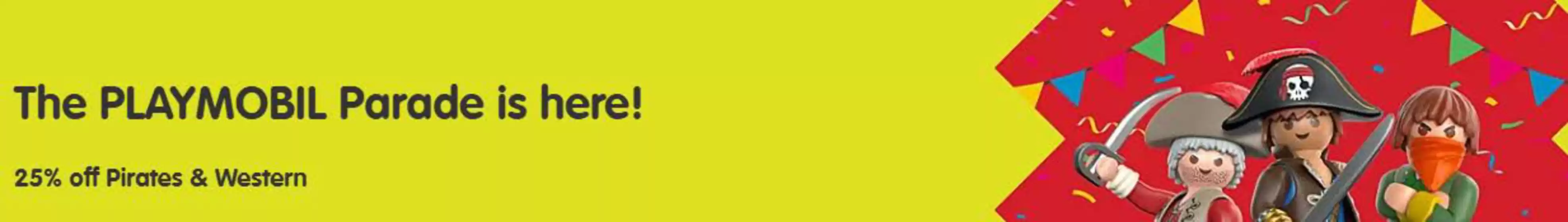 The Entertainer catalogue in Worthing | The Playmobil Parade Is Here! | 2026-02-06T00:00:00.000Z - 2026-02-22T00:00:00.000Z