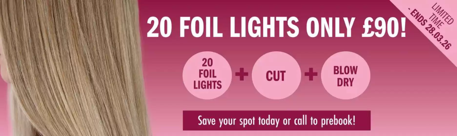 SuperCuts catalogue in Blackpool | 20 Foil Lights Only £90! | 2026-02-11T00:00:00.000Z - 2026-03-28T00:00:00.000Z