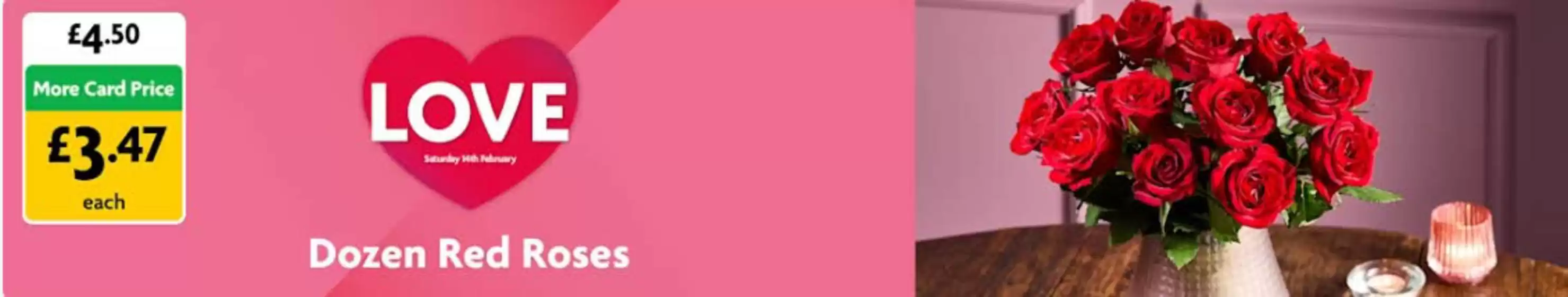 Morrisons catalogue in Withernsea | Dozen Red Roses | 2026-02-12T00:00:00.000Z - 2026-02-22T00:00:00.000Z