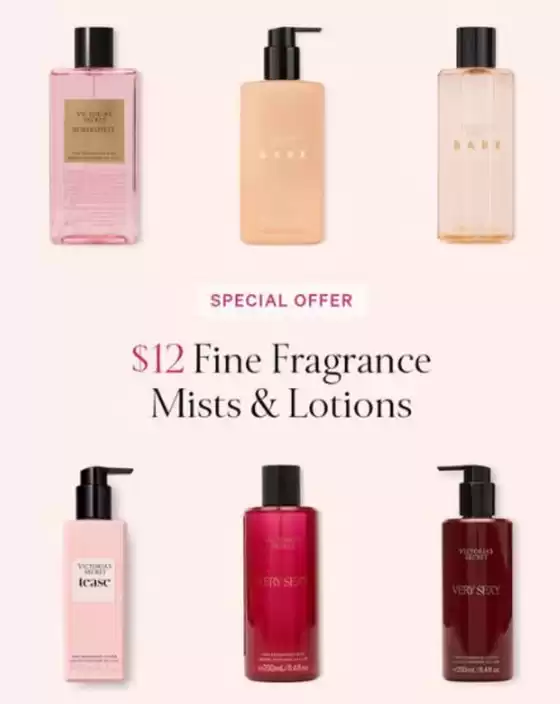 Victoria's Secret catalogue | $12 Fine Fragrance Mists & Lotions | 2026-02-13T00:00:00.000Z - 2026-02-27T00:00:00.000Z