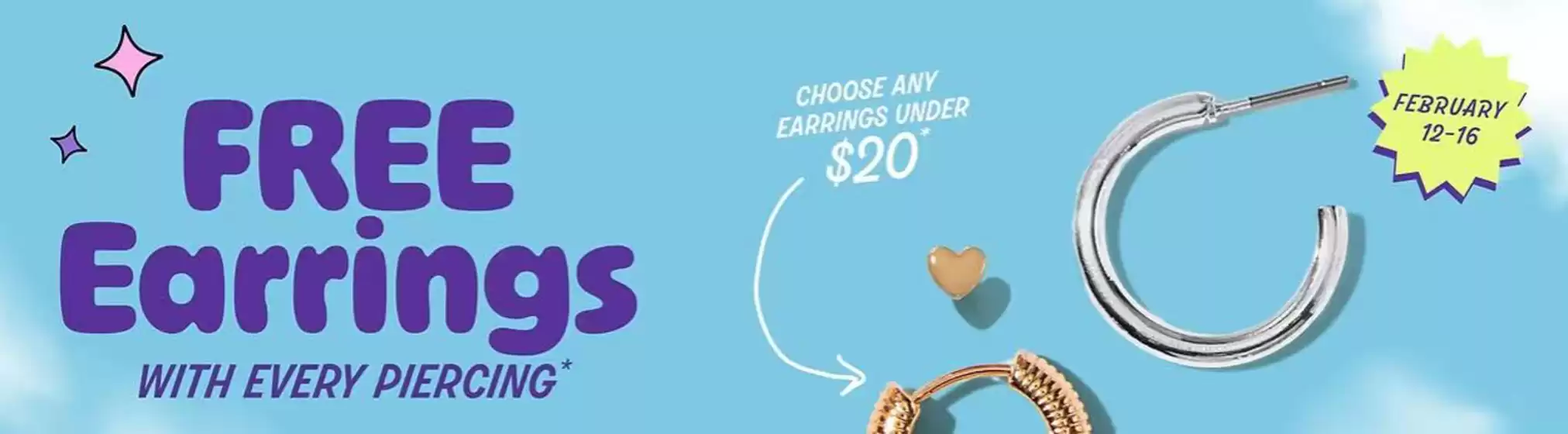 Claire's catalogue in Nottingham | Free Earrings | 2026-02-16T00:00:00.000Z - 2026-02-16T00:00:00.000Z