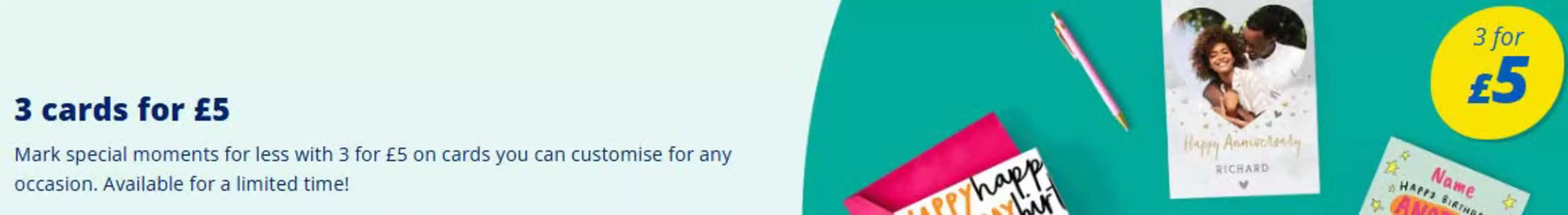 Card Factory catalogue | 3 Cards For £5 | 2026-02-18T00:00:00.000Z - 2026-02-25T00:00:00.000Z