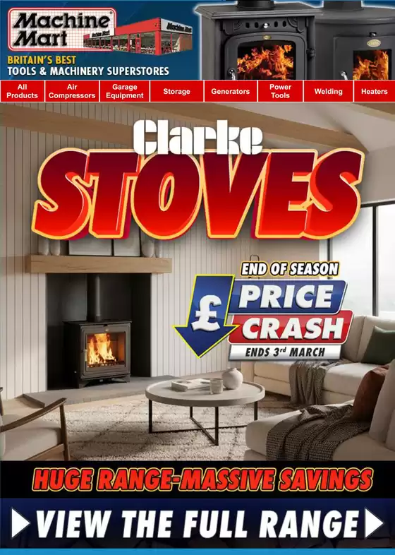 Machine Mart catalogue in Exmouth | Clarke Stoves` | 2026-02-18T00:00:00.000Z - 2026-03-03T00:00:00.000Z