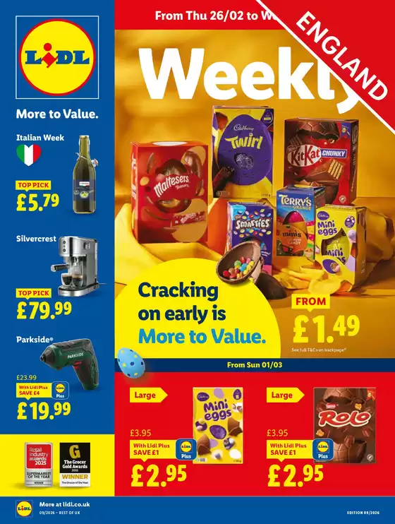 Lidl catalogue in Rotherham | Top offers for smart savers | 2026-02-26T00:00:00.000Z - 2026-03-04T00:00:00.000Z
