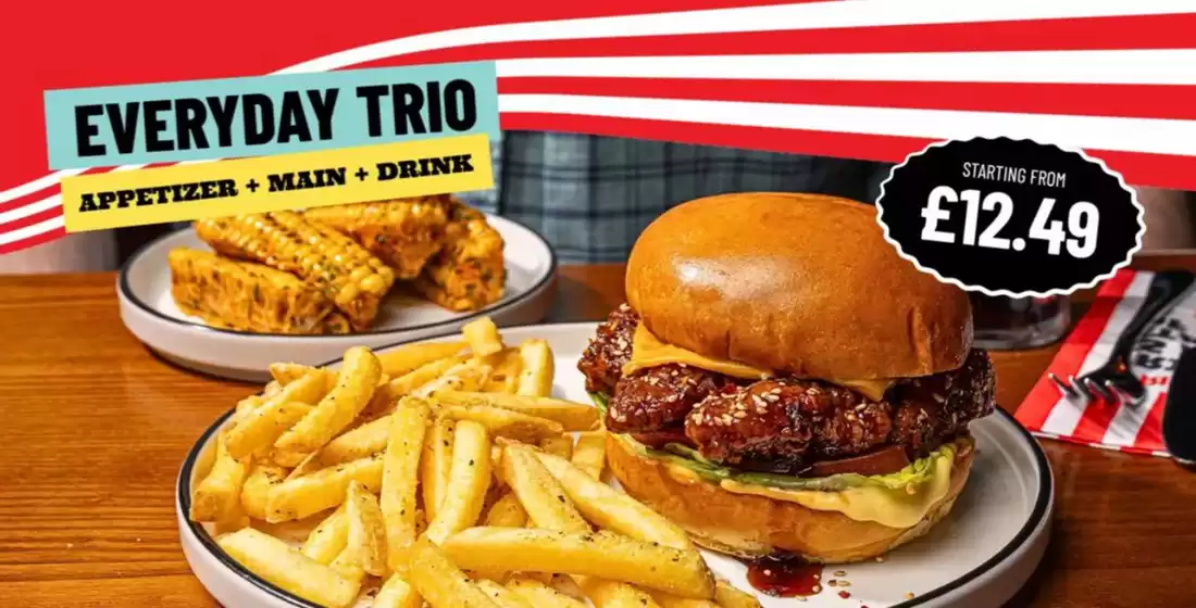 T.G.I. Friday's catalogue in Enniskillen | Everuday Trio | 2026-02-19T00:00:00.000Z - 2026-02-27T00:00:00.000Z