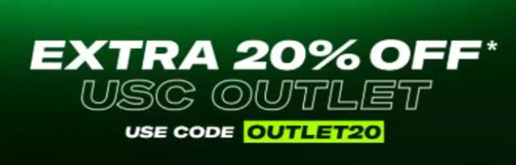 USC catalogue | Extra 20% Off*  | 2026-02-19T00:00:00.000Z - 2026-02-28T00:00:00.000Z