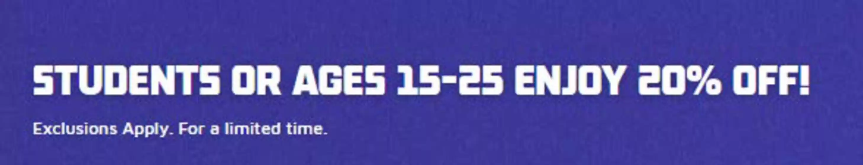 Foot Locker catalogue in Leeds | Students Or Ages 15-25 Enjoy 20% Off! | 2026-02-20T00:00:00.000Z - 2026-03-07T00:00:00.000Z