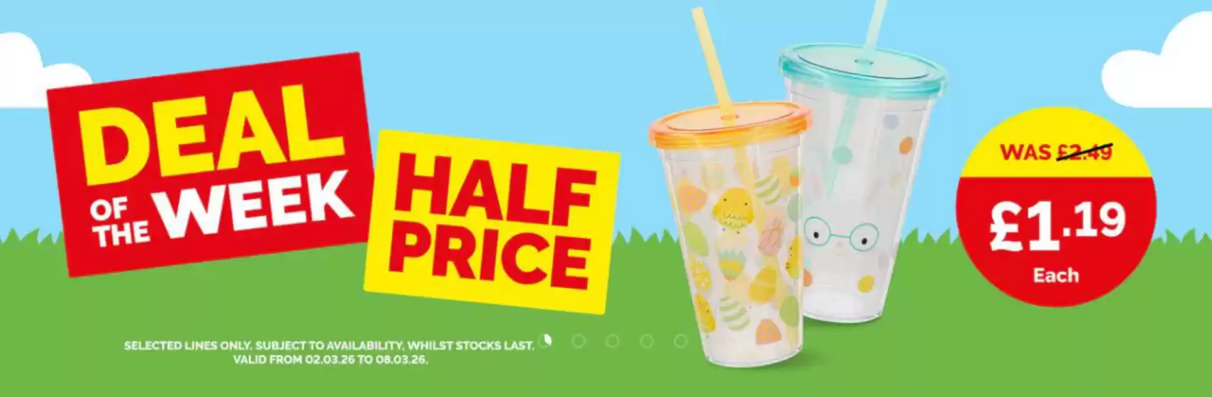 Poundstretcher catalogue in Havant | Deal Of The Week Half Price | 2026-03-02T00:00:00.000Z - 2026-03-08T00:00:00.000Z