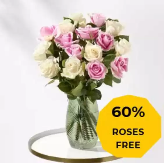 Flying Flowers catalogue in Bognor Regis | 60% Roses Free | 2026-03-12T00:00:00.000Z - 2026-03-23T00:00:00.000Z
