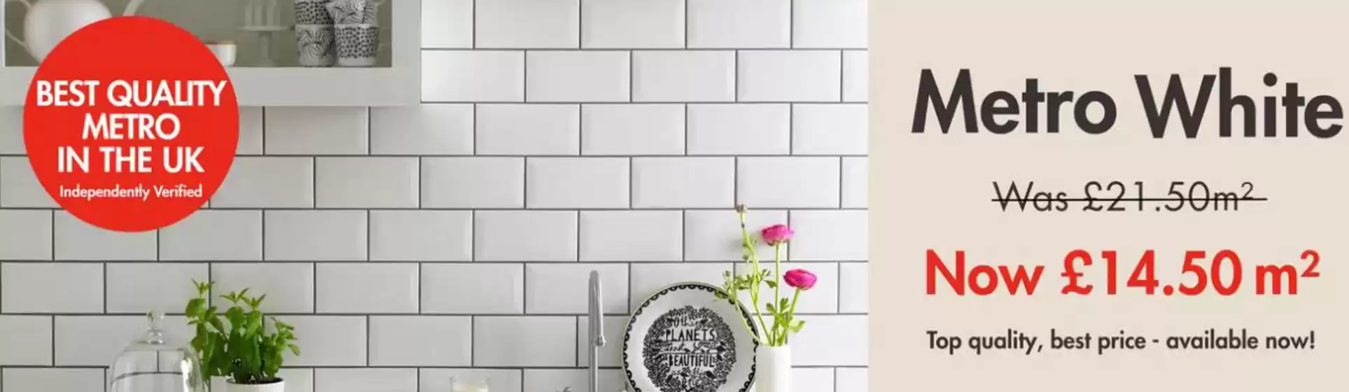 Topps Tiles catalogue in Dudley | Metro White | 2026-03-12T00:00:00.000Z - 2026-03-21T00:00:00.000Z