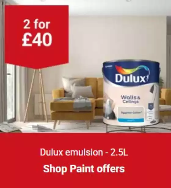 Wickes catalogue in Dudley | Dulux Emulsion | 2026-03-12T00:00:00.000Z - 2026-03-24T00:00:00.000Z