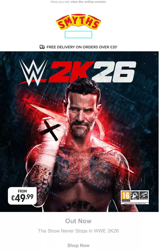 Smyths Toys catalogue in Newcastle upon Tyne | W2K26 | 2026-03-13T00:00:00.000Z - 2026-03-22T00:00:00.000Z