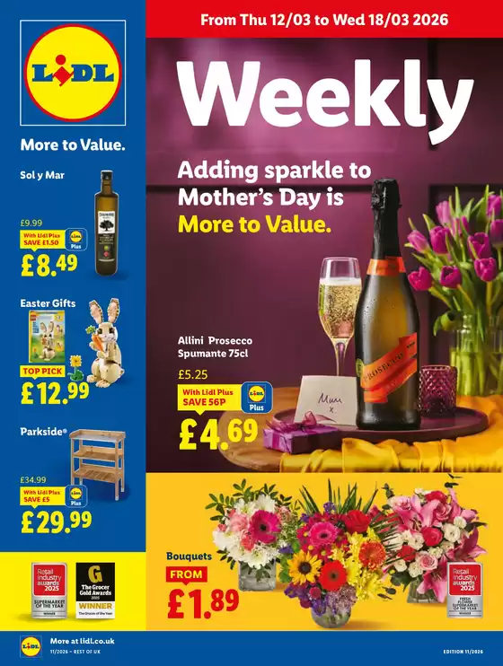 Lidl catalogue in Hornchurch | Top deals for all customers | 2026-03-12T00:00:00.000Z - 2026-03-18T00:00:00.000Z