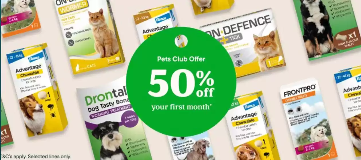 Pets at Home catalogue in Coln-brook | Pets Club Offer 50% Off Your First Month | 2026-03-19T00:00:00.000Z - 2026-03-30T00:00:00.000Z