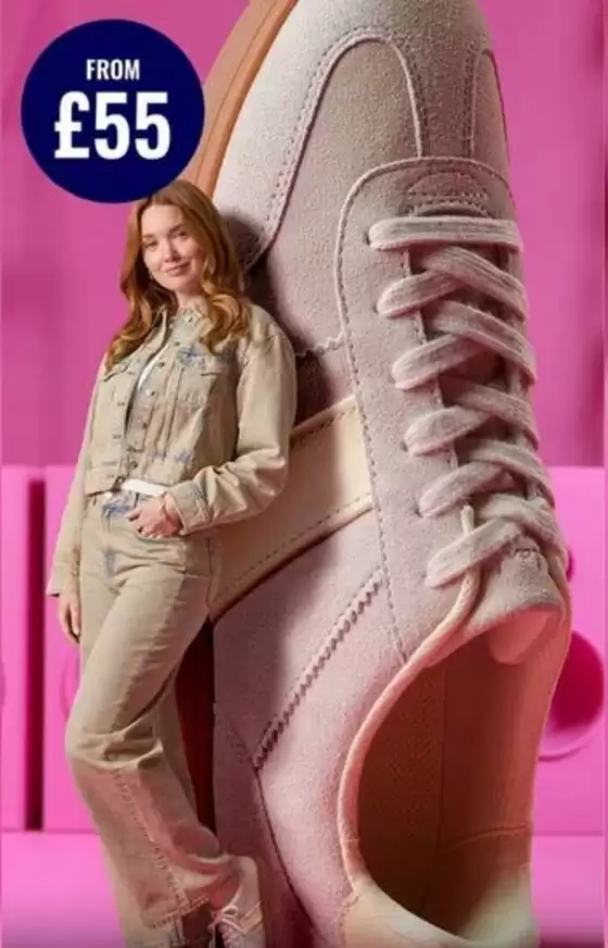 Clarks catalogue in Trafford | From £55  | 2026-03-25T00:00:00.000Z - 2026-04-14T00:00:00.000Z