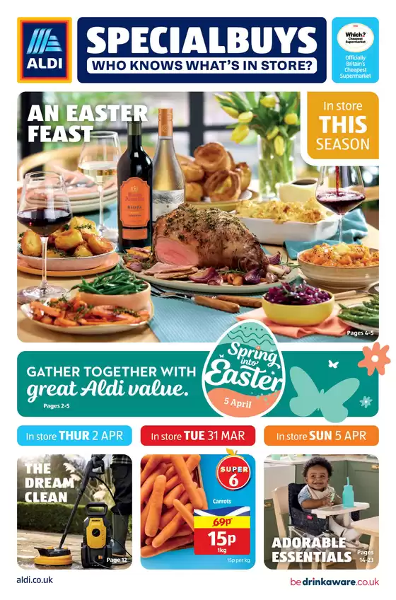 Aldi catalogue in Wokingham | Top offers for smart savers | 2026-03-31T00:00:00.000Z - 2026-04-05T00:00:00.000Z