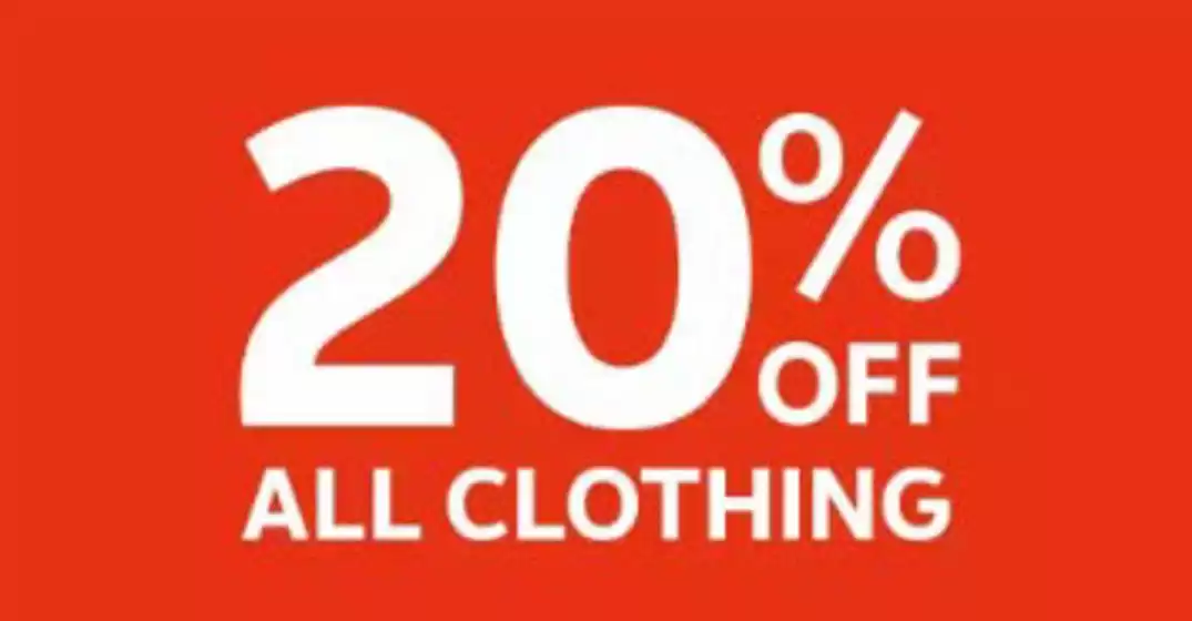 Sainsbury's catalogue in Grantham | 20%Off All Clothing | 2026-03-27T00:00:00.000Z - 2026-04-16T00:00:00.000Z