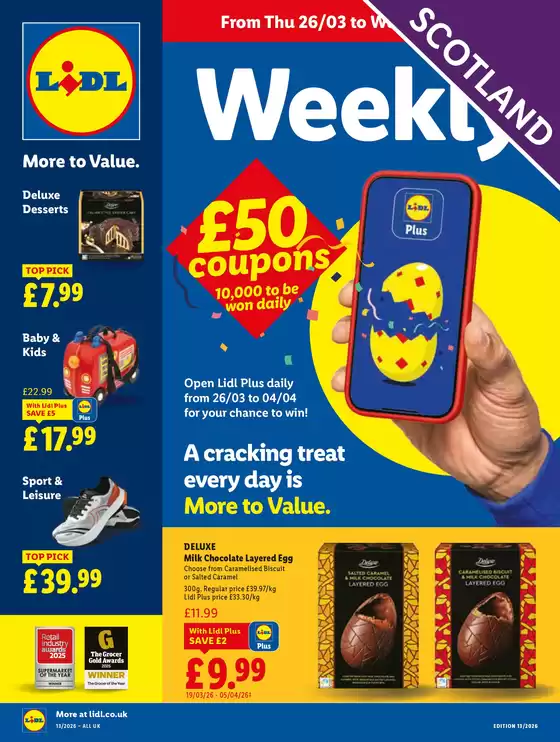 Lidl catalogue in Cockermouth | Current special promotions | 2026-03-26T00:00:00.000Z - 2026-04-01T00:00:00.000Z