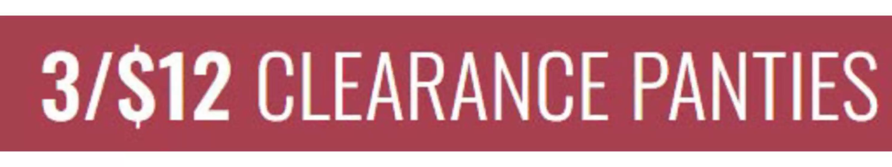 La Senza catalogue in Canterbury | 3/$12 Clearance Panties | 2026-04-01T00:00:00.000Z - 2026-04-19T00:00:00.000Z