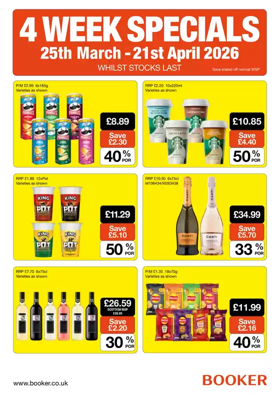 Booker Wholesale catalogue in St Austell | 4 WEEK SPECIALS | 2026-04-02T00:00:00.000Z - 2026-04-21T00:00:00.000Z
