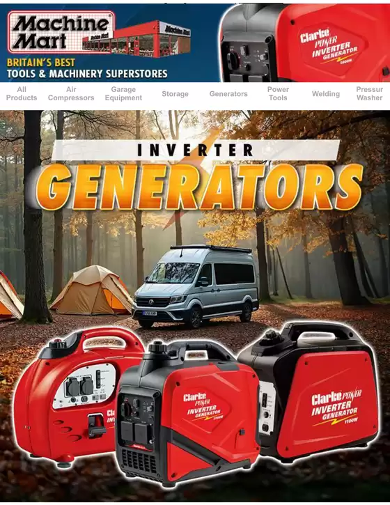 Machine Mart catalogue in Bexhill | Inverter Enerators | 2026-04-09T00:00:00.000Z - 2026-04-14T00:00:00.000Z