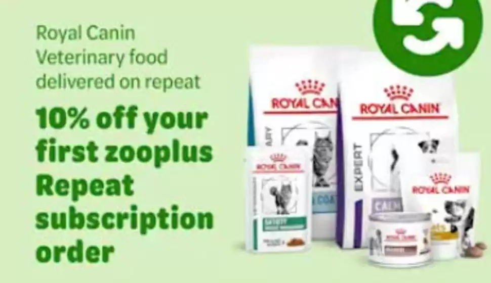 Zooplus catalogue in Chiselhurst | 10% Off Yours FIrst Zooplus Repaet Subscription Order | 2026-04-09T00:00:00.000Z - 2026-04-21T00:00:00.000Z