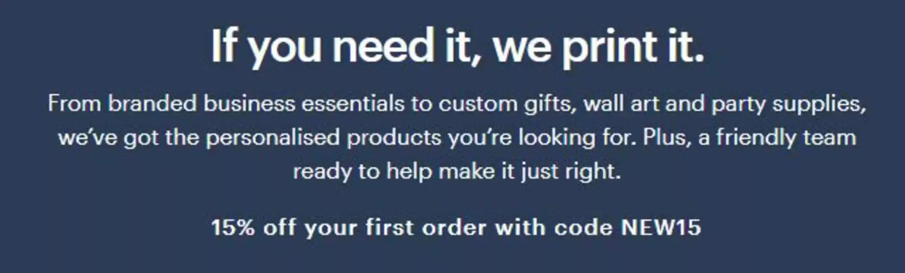 Vistaprint catalogue in Chorley | If You Need It, We Print It | 2026-04-10T00:00:00.000Z - 2026-04-15T00:00:00.000Z