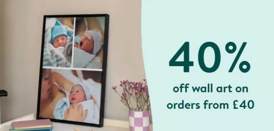 Bonusprint catalogue in Chorley | 40% Off Wall Art On Orders From £40 | 2026-04-10T00:00:00.000Z - 2026-04-14T00:00:00.000Z