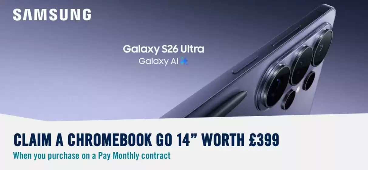 Carphone Warehouse catalogue in Brighton | Claim A Chromeboojk Go 14'' Woth | 2026-04-16T00:00:00.000Z - 2026-04-29T00:00:00.000Z