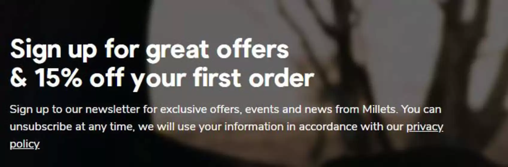 Millets catalogue in Derry | Sing Up To For Great Offers & 15% Off Your First Order | 2026-04-17T00:00:00.000Z - 2026-05-19T00:00:00.000Z