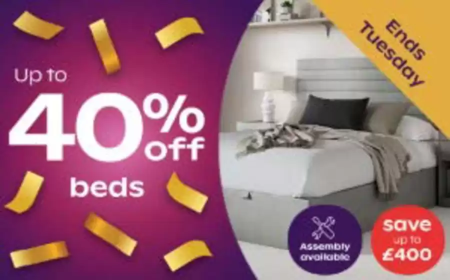 Bensons for Beds catalogue | Up To 40% Off Beds | 2026-04-30T00:00:00.000Z - 2026-05-13T00:00:00.000Z