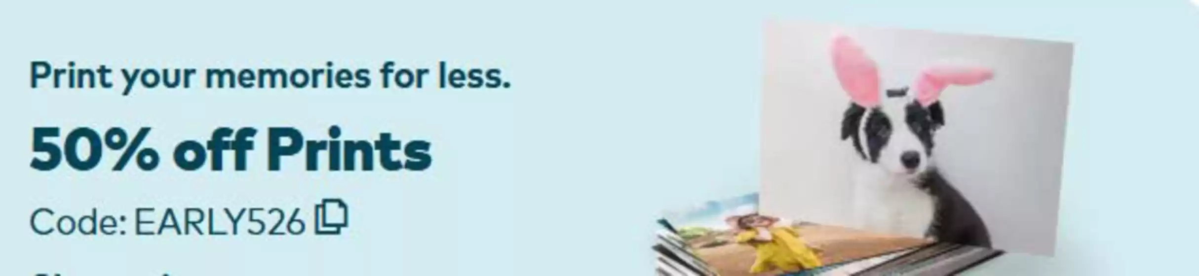 Snapfish catalogue | 50% Off Prints  | 2026-05-18T00:00:00.000Z - 2026-05-27T00:00:00.000Z