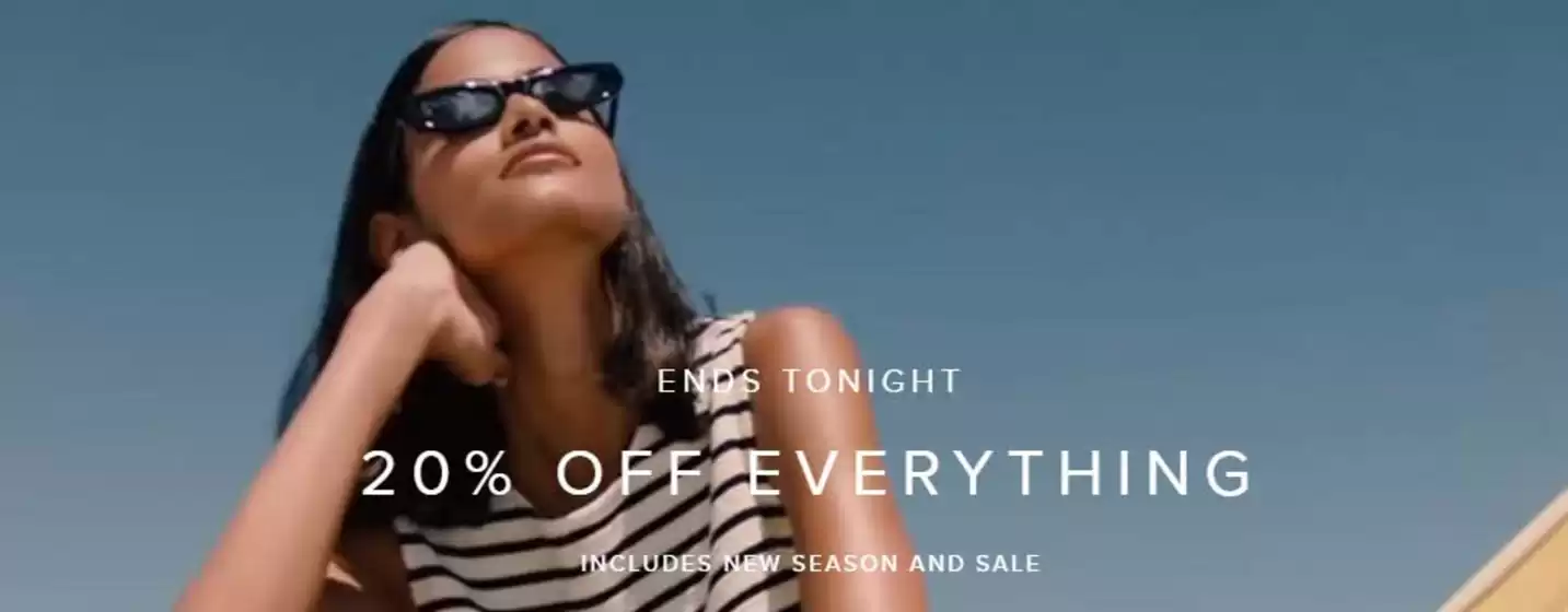 Hobbs catalogue | Ends Tonight 20% Off Everything | 2026-05-26T00:00:00.000Z - 2026-06-05T00:00:00.000Z