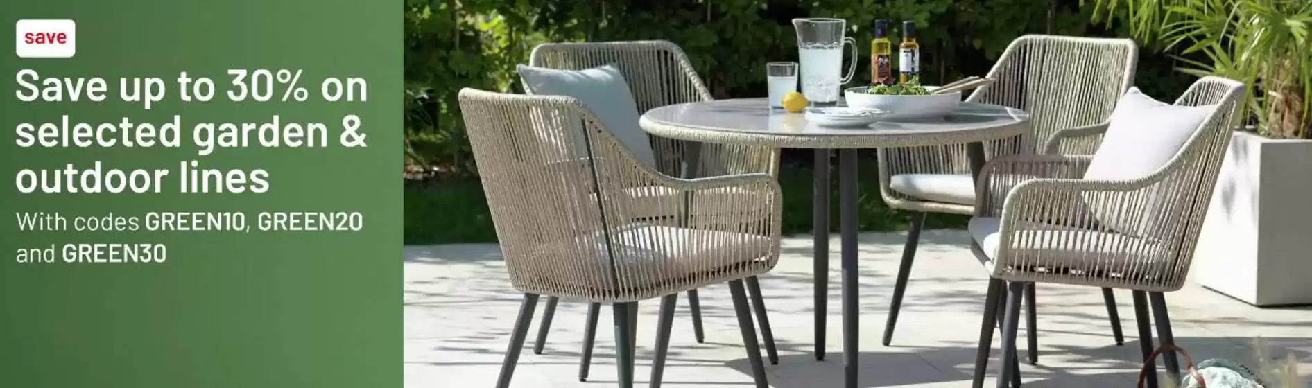 Argos catalogue | Save Up To 30% On Selected Garden & Outdoor Lines | 2026-05-29T00:00:00.000Z - 2026-06-17T00:00:00.000Z