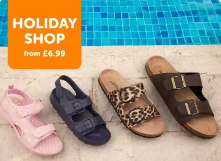 Shoe Zone catalogue | Holiday Shop | 2026-05-29T00:00:00.000Z - 2026-06-23T00:00:00.000Z