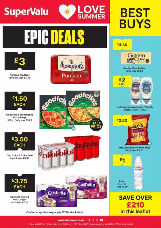 SuperValu catalogue in Soham | SuperValu weekly offers | 2026-05-31T00:00:00.000Z - 2026-06-20T00:00:00.000Z