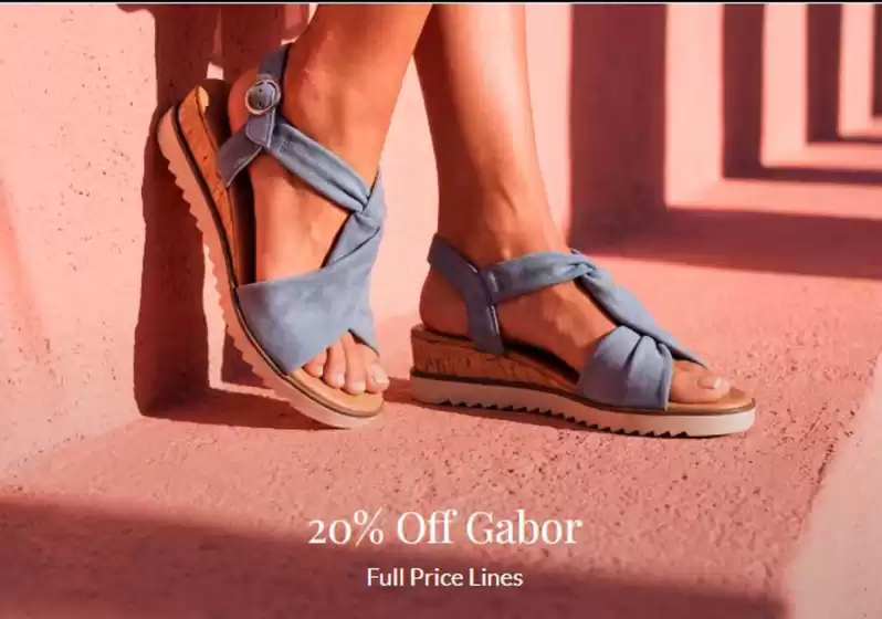 Jones Bootmaker catalogue | 20% Off Gabor | 2026-06-04T00:00:00.000Z - 2026-06-26T00:00:00.000Z