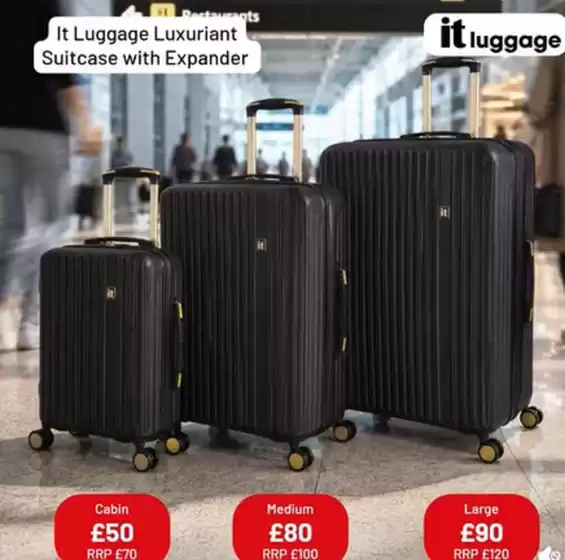 TJ Hughes catalogue in Errol | It Luggage Luxuriant Suitcase With Wxpander | 2026-06-09T00:00:00.000Z - 2026-06-30T00:00:00.000Z