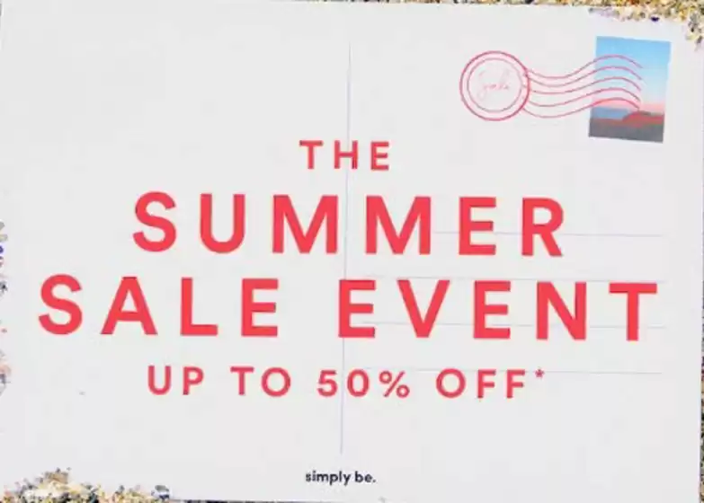 Simply Be catalogue in Reading | The Summer Sale Event Up To 50% Off* | 2026-06-10T00:00:00.000Z - 2026-06-25T00:00:00.000Z