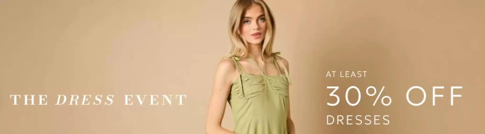 Oasis catalogue | At Least 30% Off Dresses* | 2026-06-10T00:00:00.000Z - 2026-06-26T00:00:00.000Z